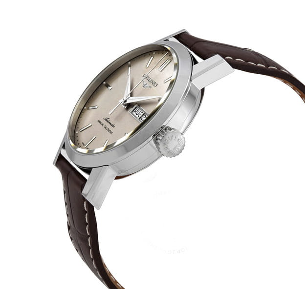 Longines Longines 1832 L4.827.4.92.2, 1832 швейцария мужские часы на браслете кожаный боковой вид