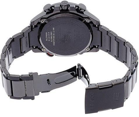 Casio Casio Edifice ECB-500DC-1A, edifice япония мужские часы на браслете сталь с ip покрытием боковой вид