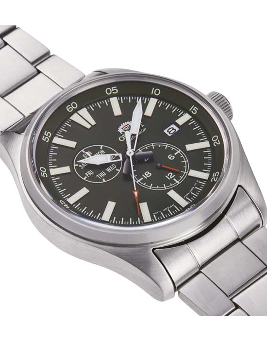 Orient Orient Automatic RA-AK0402E (RN-AK0402E) механические мужские часы часы крупный план зеленый циферблата