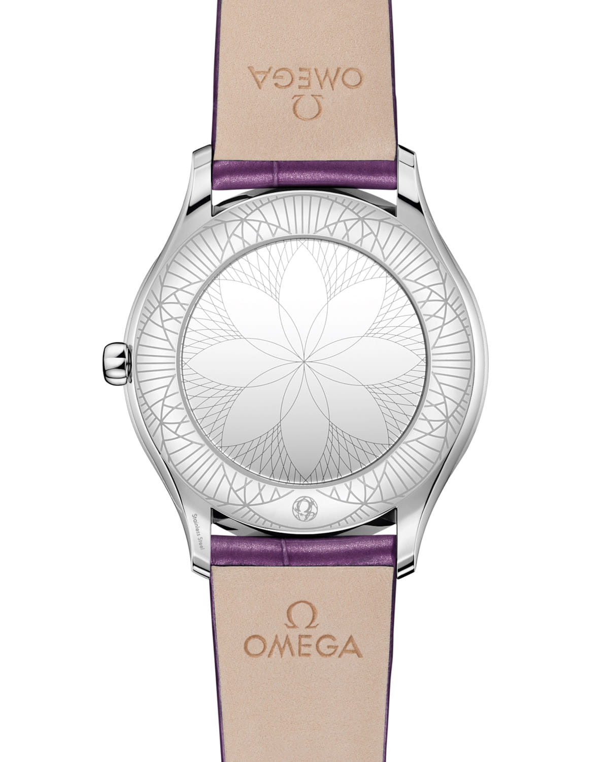 Omega Omega De Ville Mini Tresor 428.18.36.60.10.003 , наручные женские часы фото под углом