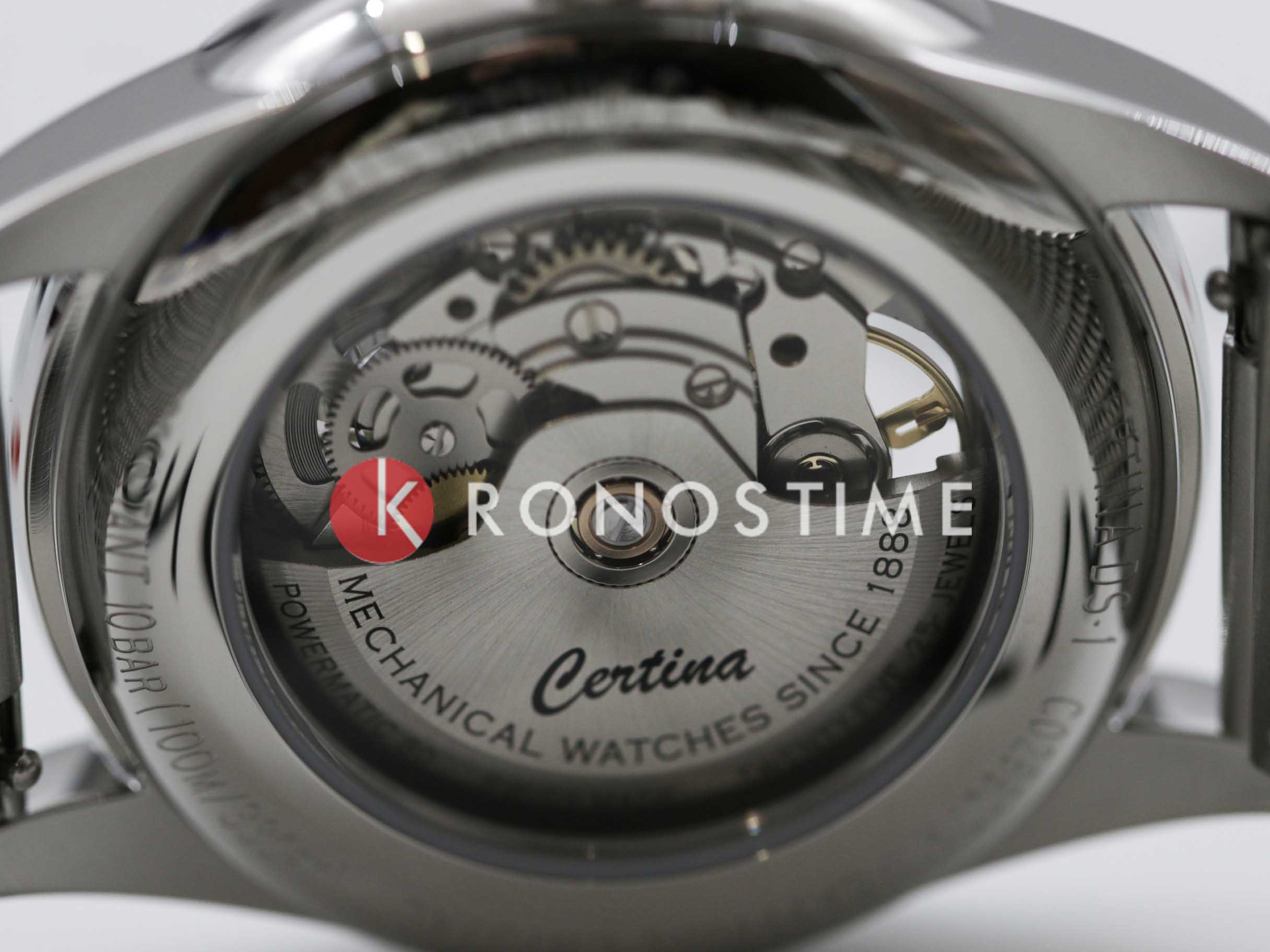 Certina Certina DS-1 Skeleton C029.907.11.031.00 механические мужские часы часы крупный план серебристый циферблата