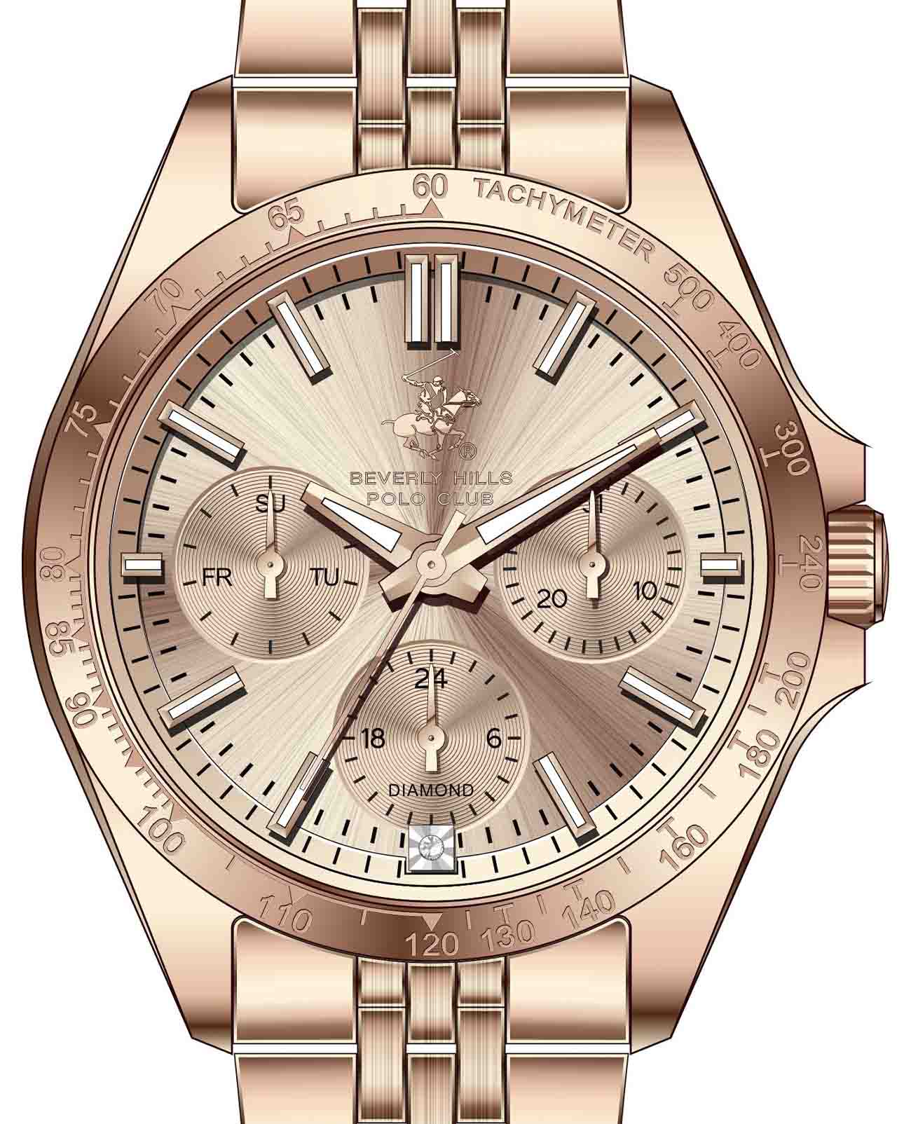 Beverly Hills Polo Club Beverly Hills Polo Club BP3771C.410 , наручные женские часы фото под углом