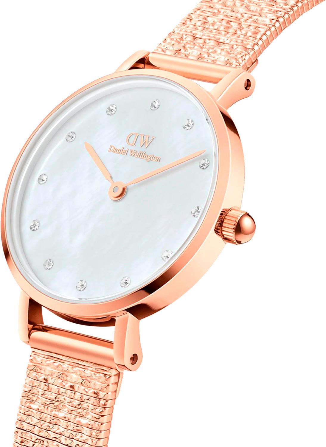 Daniel Wellington Daniel Wellington Petite Lumine Pressed Melrose DW00100590 , наручные женские часы фото под углом