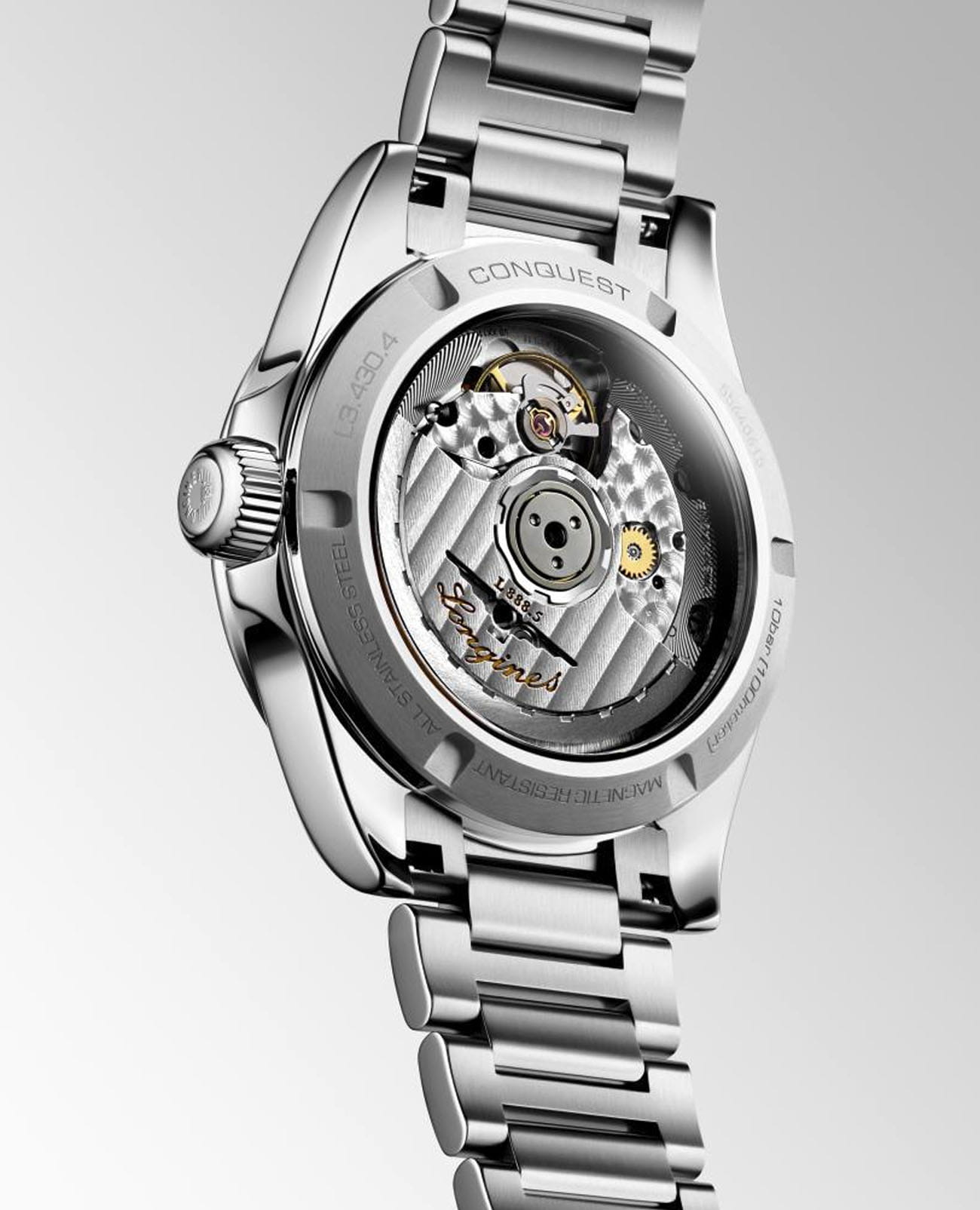 Longines Longines Conquest L3.430.4.62.6 , наручные женские часы фото под углом