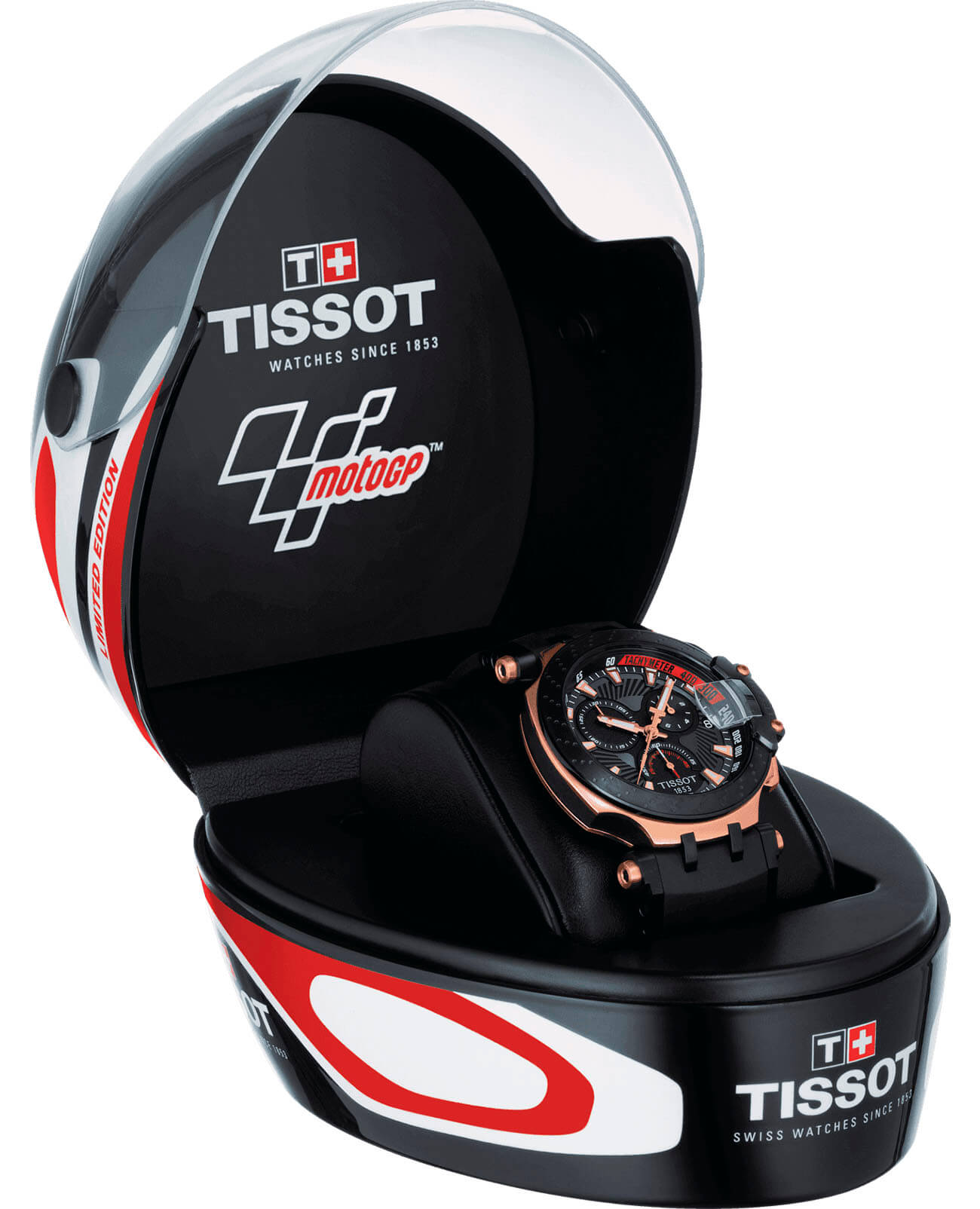 Tissot Tissot T-Race Motogp 2018 Limited Edition T115.417.37.061.00 кварцевые мужские часы часы крупный план черный циферблата