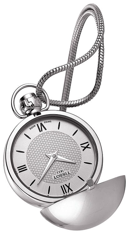 Tissot Tissot T-Pocket Mechanical T858.209.16.118.00 , наручные мужские часы фото под углом
