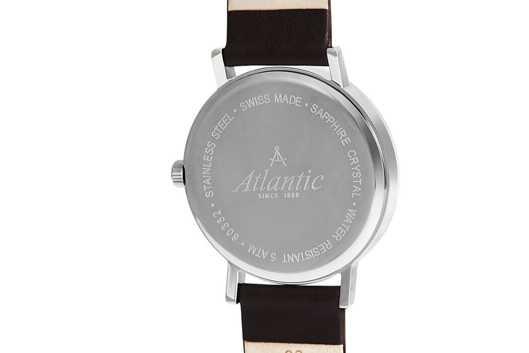 Atlantic Atlantic Seabase 60352.41.95 мужские часы белый циферблат на запястье