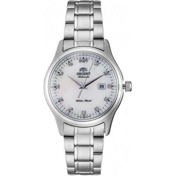 Orient Orient NR1Q004W (FNR1Q004W)  NR1Q004W механические женские часы перламутровый циферблат, браслет  — вид спереди