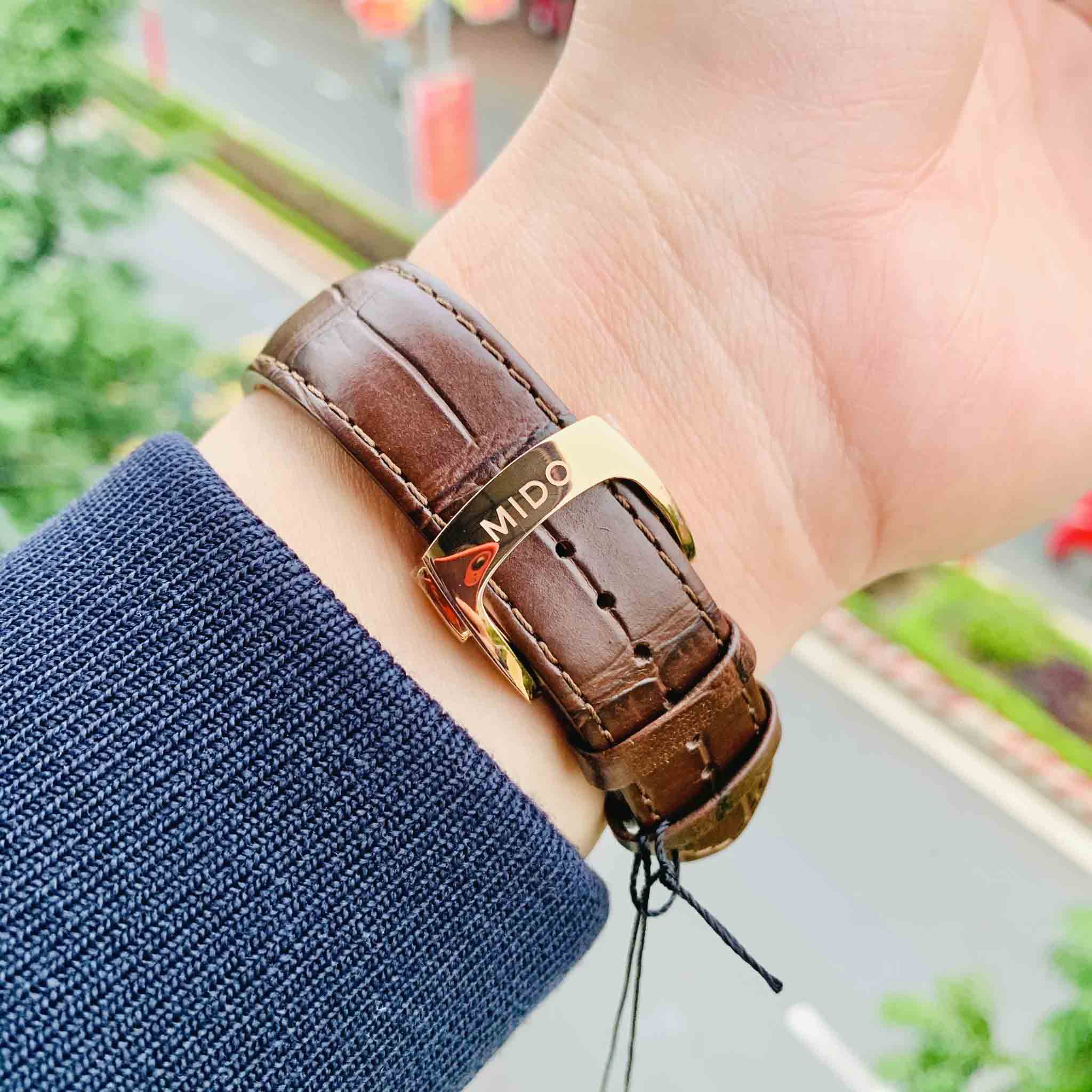 Mido Mido Belluna Sunray M024.427.36.031.00 M0244273603100 оригинальные мужские часы в комплекте с коробкой