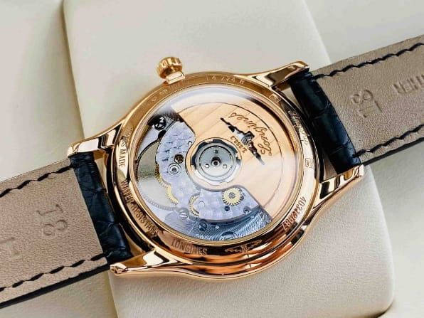Longines Longines Flagship L4.774.8.27.2, flagship швейцария мужские часы на браслете кожаный боковой вид