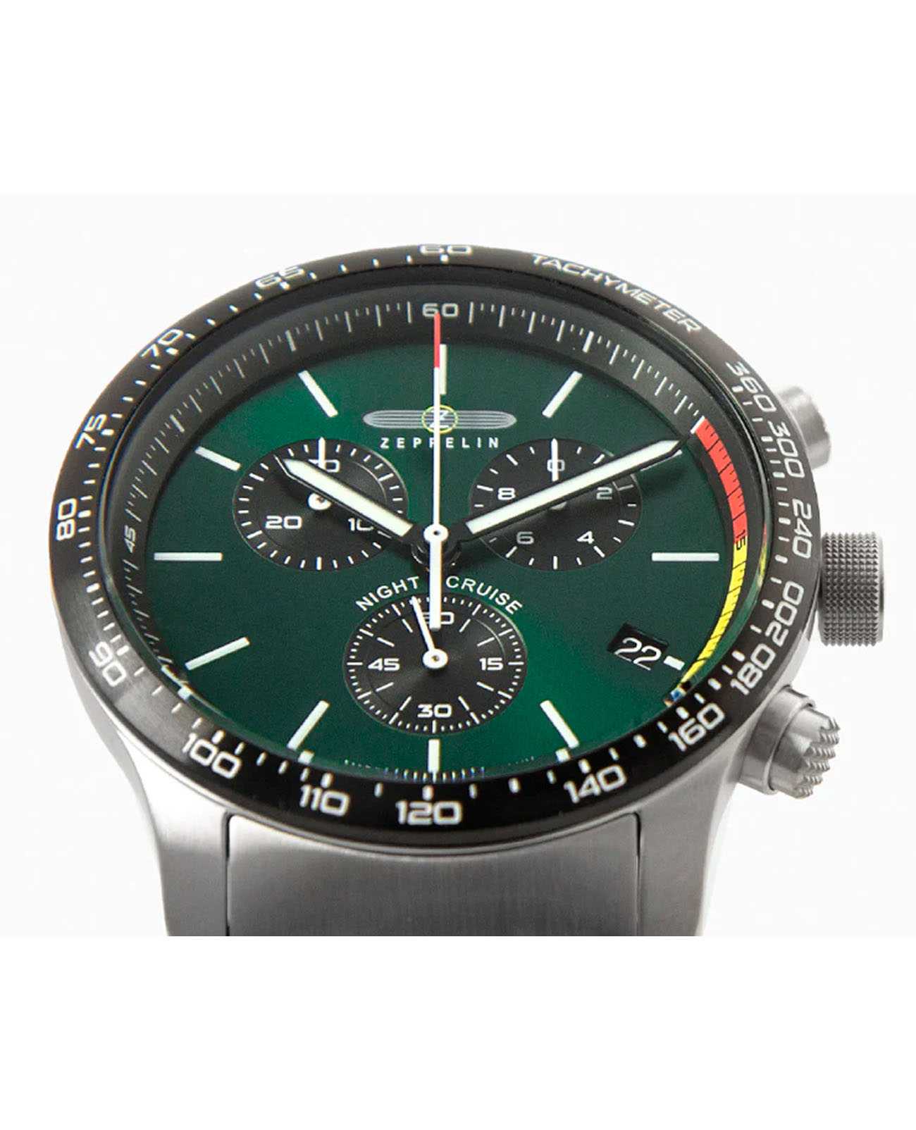 Zeppelin Zeppelin Night Cruise 7288M4,  германия мужские часы на браслете нержавеющая сталь боковой вид