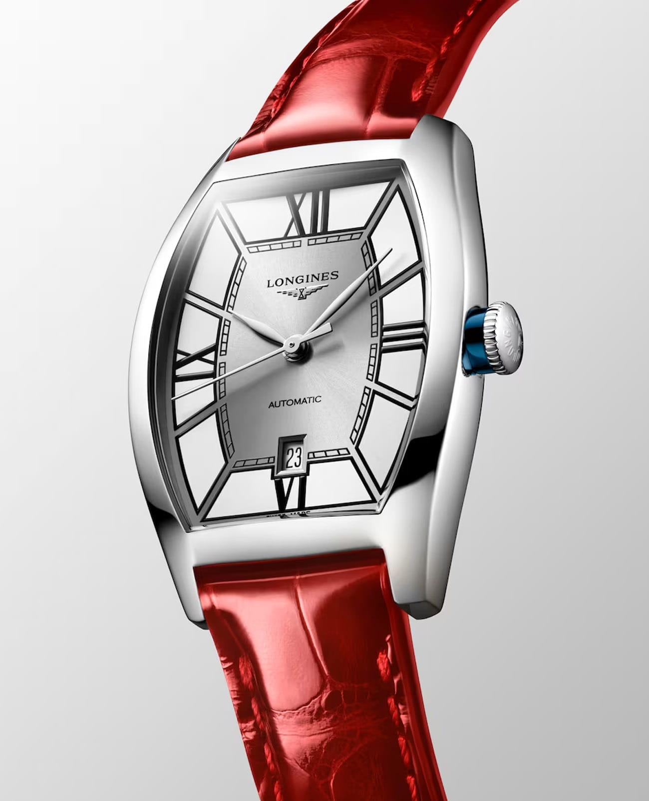 Longines Longines Evidenza L2.142.4.76.2, evidenza швейцария женские часы на браслете кожаный боковой вид