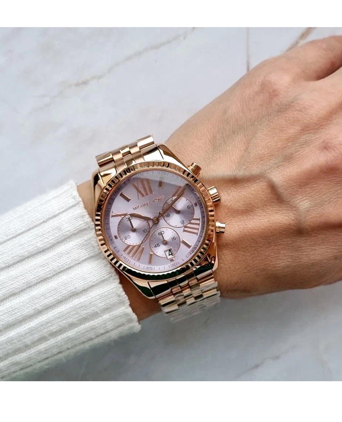 Michael Kors Michael Kors Lexington MK6207 кварцевые женские часы часы крупный план  циферблата