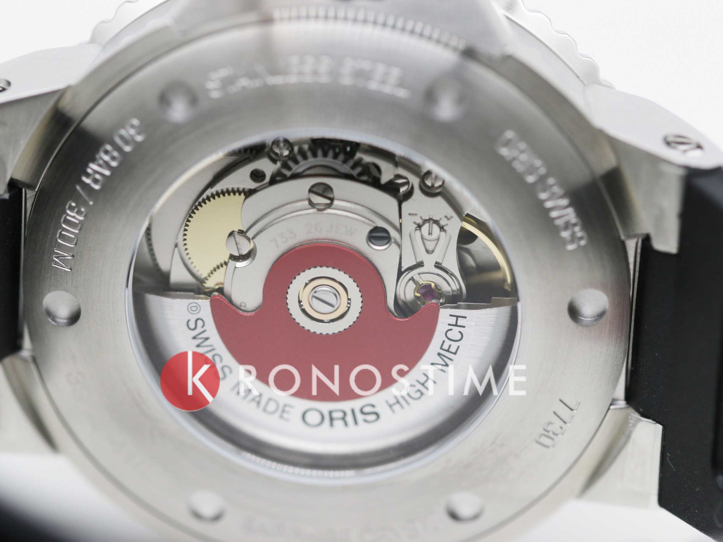 Oris Oris Aquis 01 733 7730 4135-07 4 24 64EB  - задняя крышка сталь металл корпуса, швейцария часы