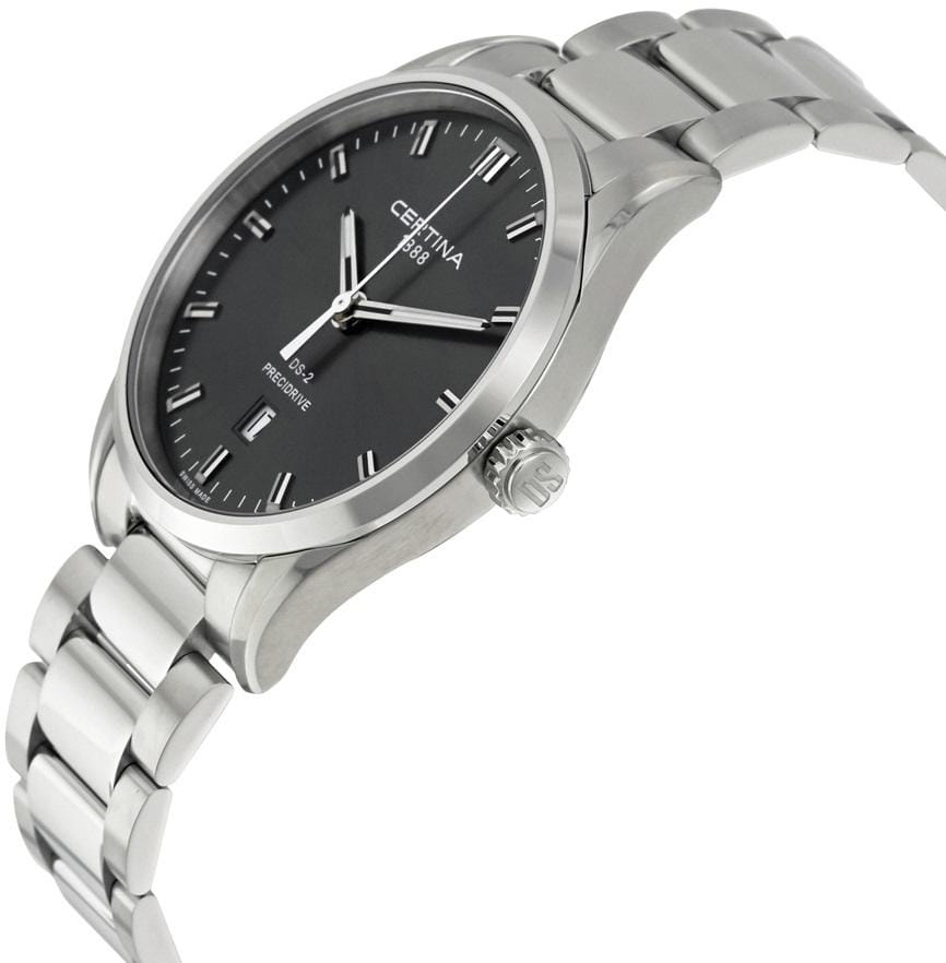 Certina Certina DS-2 C024.410.11.081.20, sport швейцария мужские часы на браслете нержавеющая сталь + золото 18к боковой вид