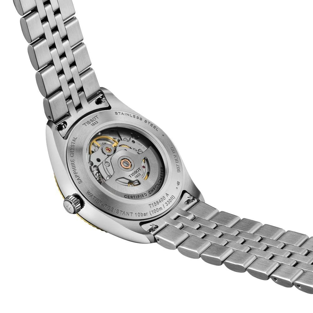 Tissot Tissot Ballade 39mm T156.408.22.033.00, t-classic швейцария мужские часы на браслете нержавеющая сталь с pvd-покрытием боковой вид