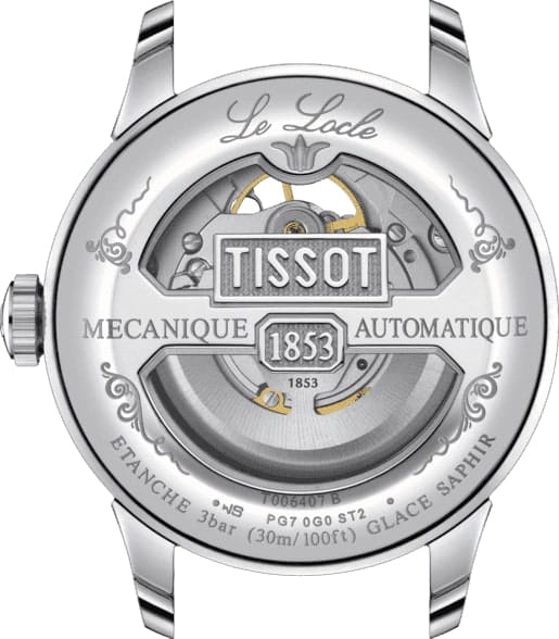 Оригинальные часы Tissot Tissot Le Locle Powermatic 80 Open Heart T006.407.16.033.01 механические калибр механизма powermatic 80.111 общий вид