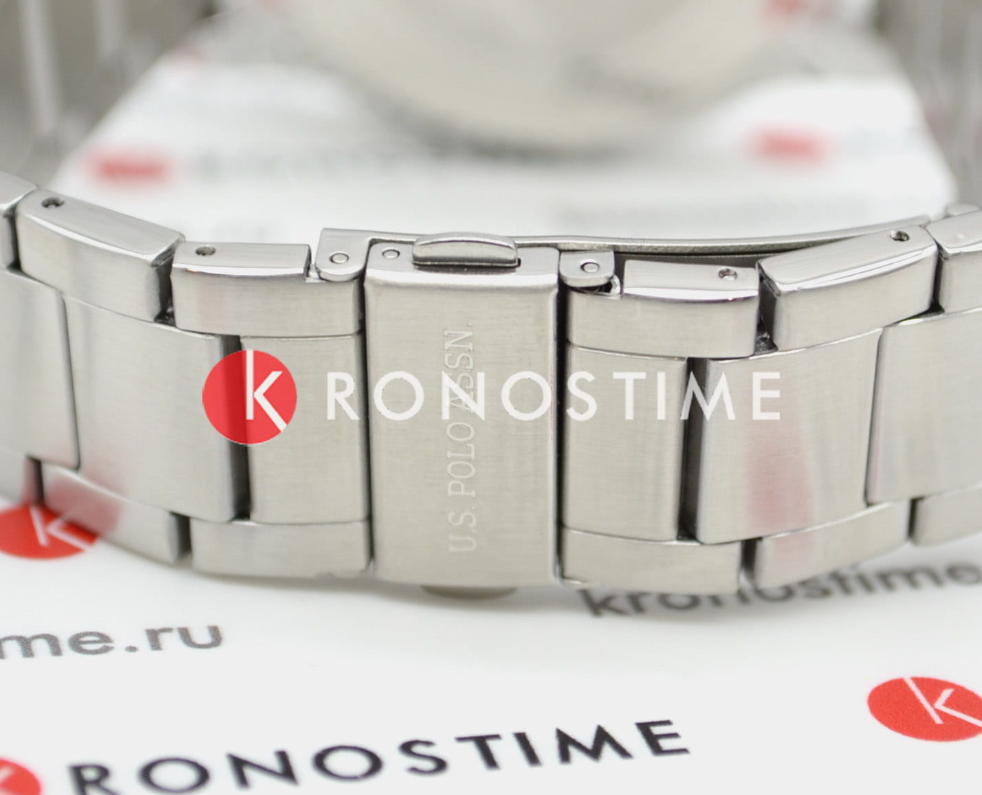 U.S. Polo Assn. U.S. Polo Assn. Crossing USPA1034-01  - задняя крышка металл сталь корпуса, сша часы