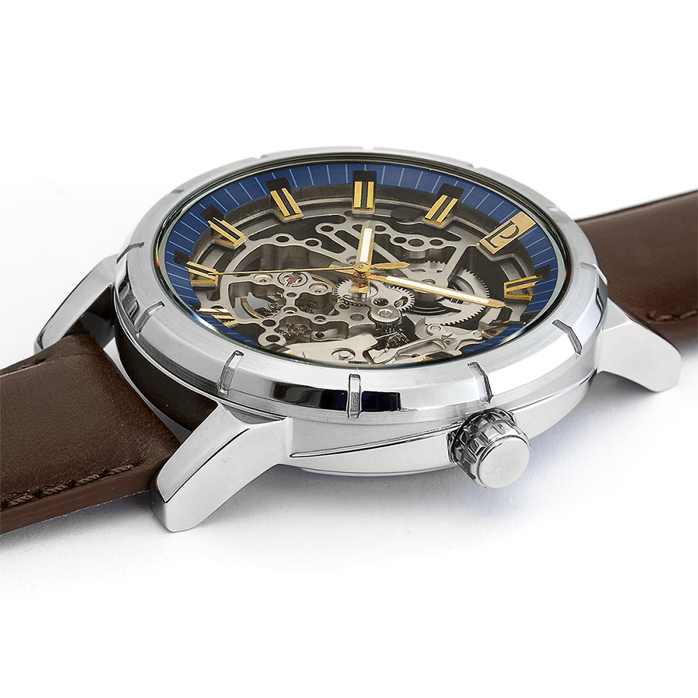 Pierre Lannier Pierre Lannier Automatic 319B164 мужские часы синий циферблат на запястье