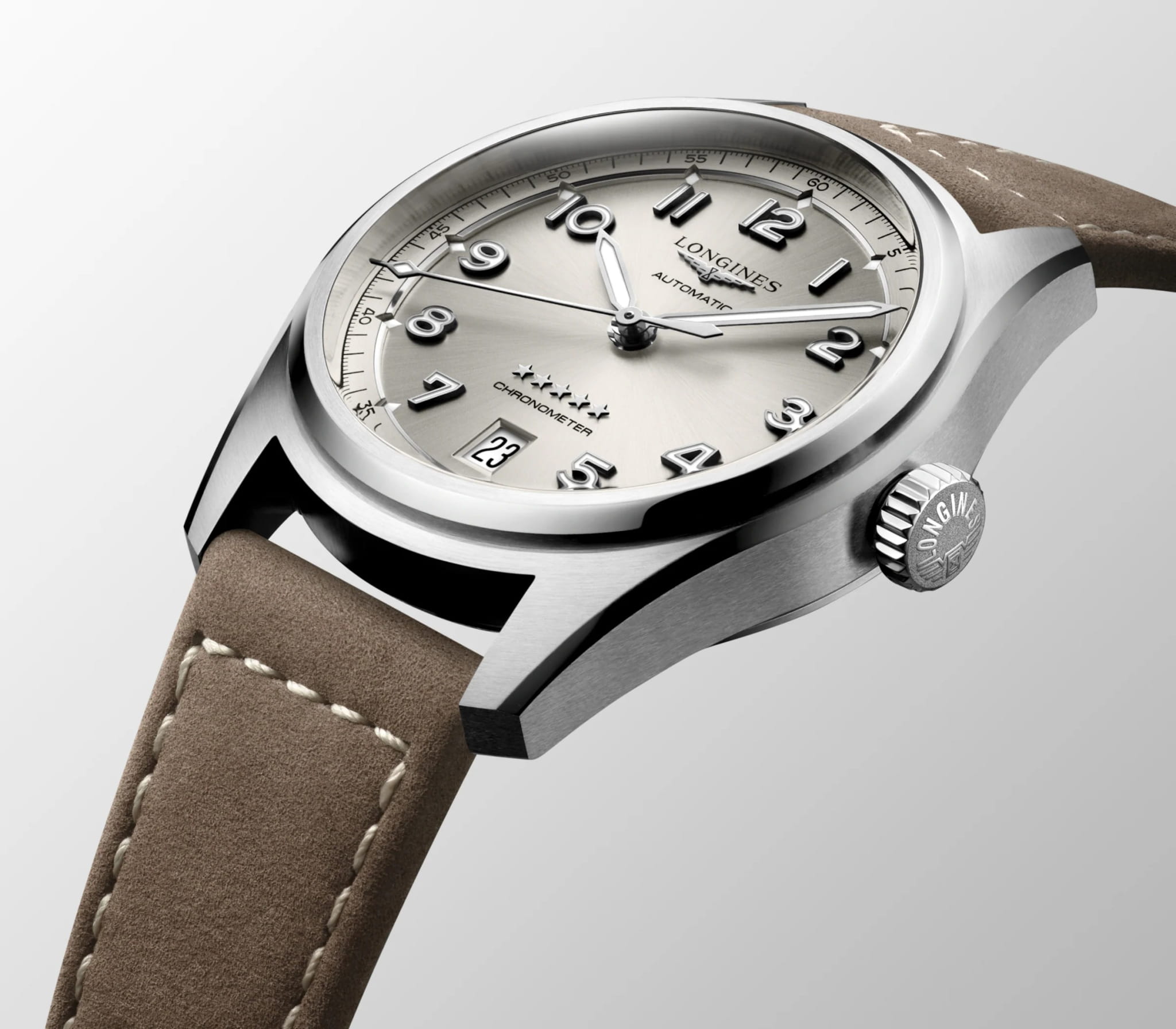 Longines Longines Spirit L3.410.4.63.2 , наручные мужские часы фото под углом