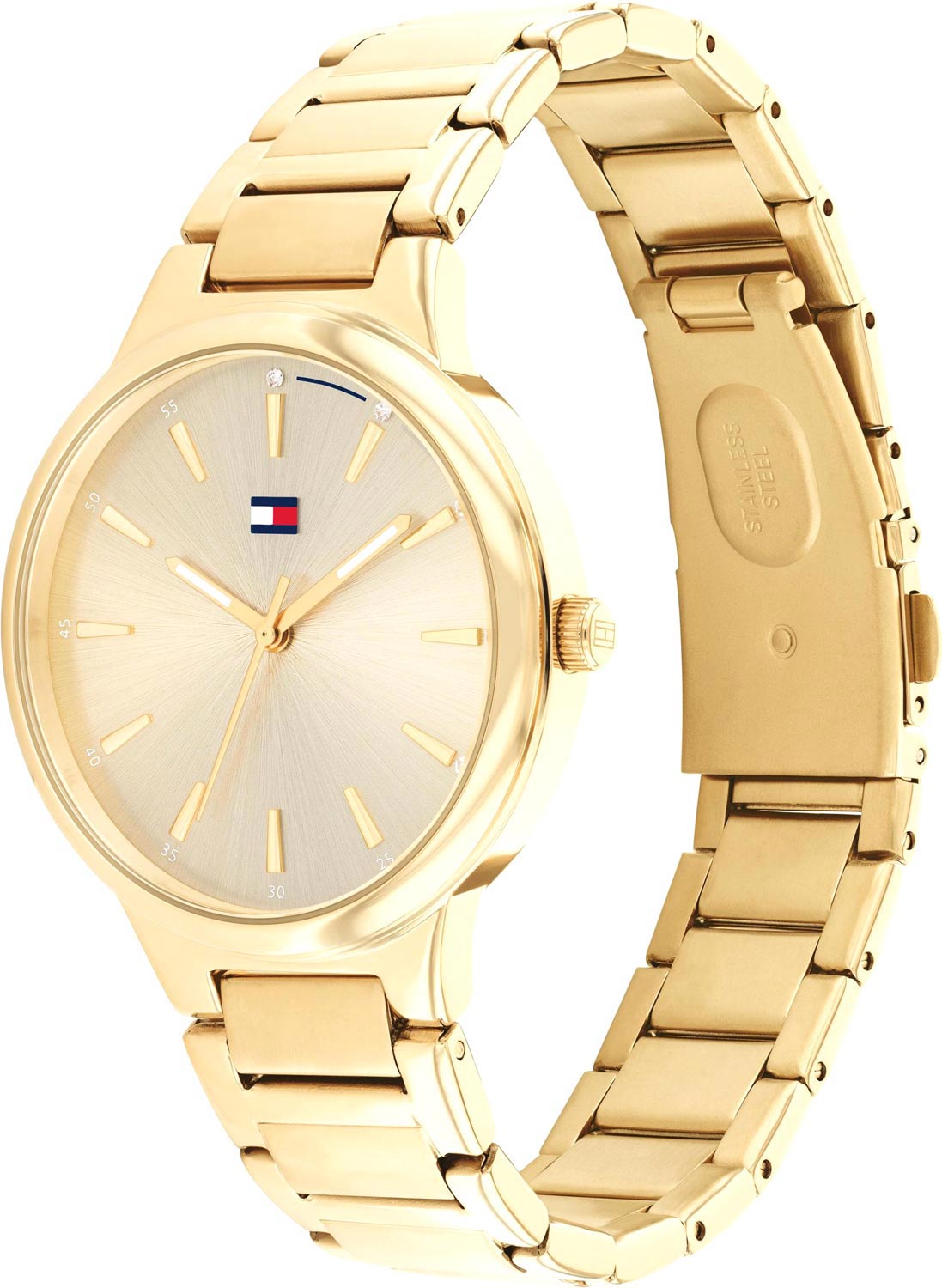 Tommy Hilfiger Tommy Hilfiger Classic 1782402,  сша женские часы на браслете нержавеющая сталь боковой вид