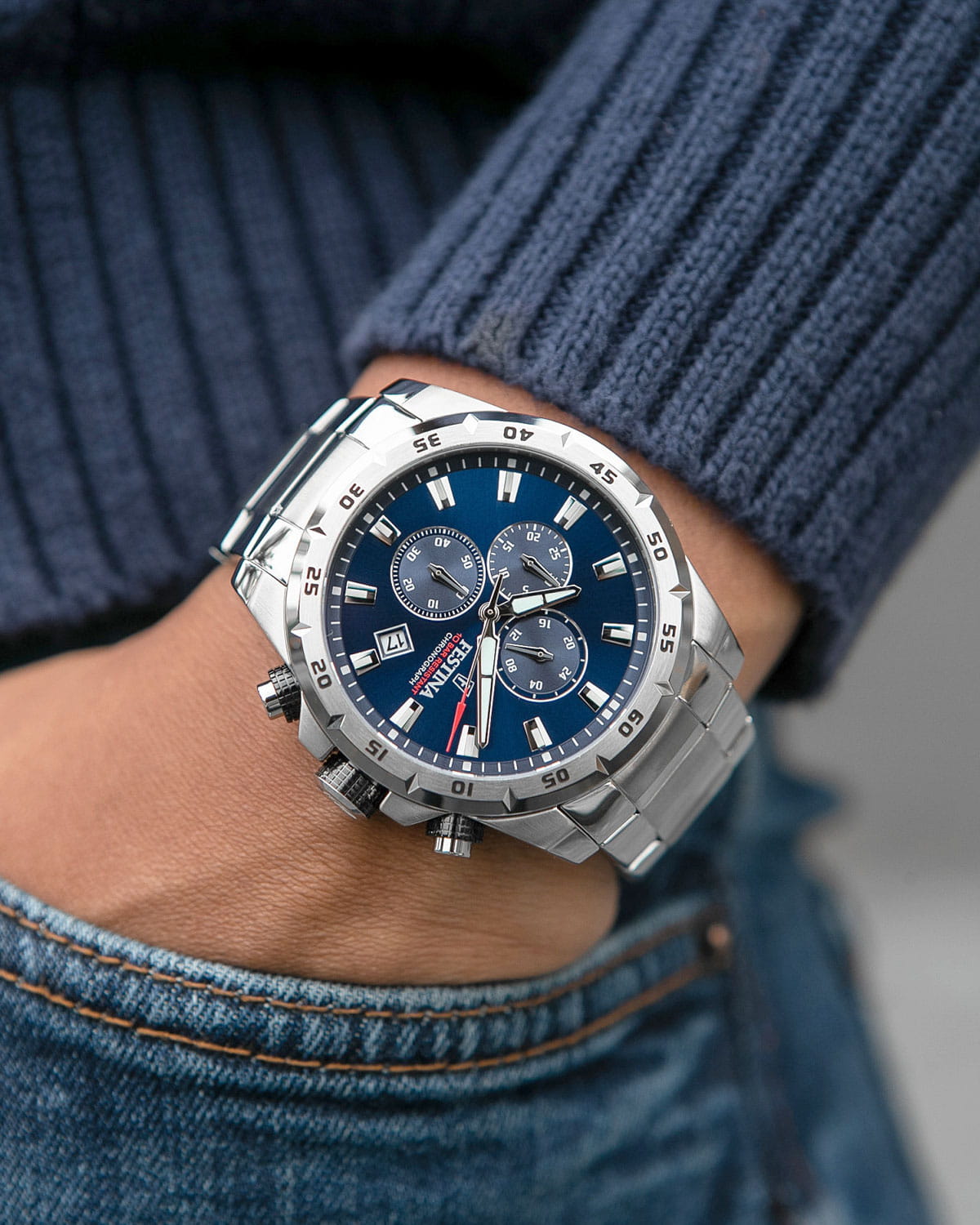 Оригинальные часы Festina Festina Chrono Sport F20463/2 кварцевые калибр механизма  общий вид