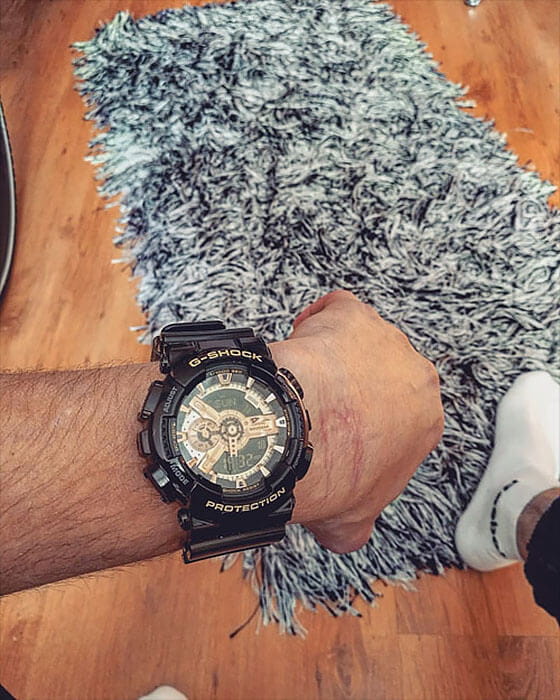 Casio Casio G-Shock GA-110GB-1A GA-110 - задняя крышка пластик корпуса, япония часы