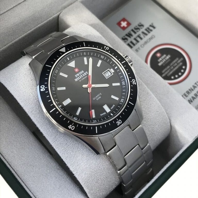 Swiss Military by Chrono Swiss Military by Chrono SM34082.01 , наручные мужские часы фото под углом