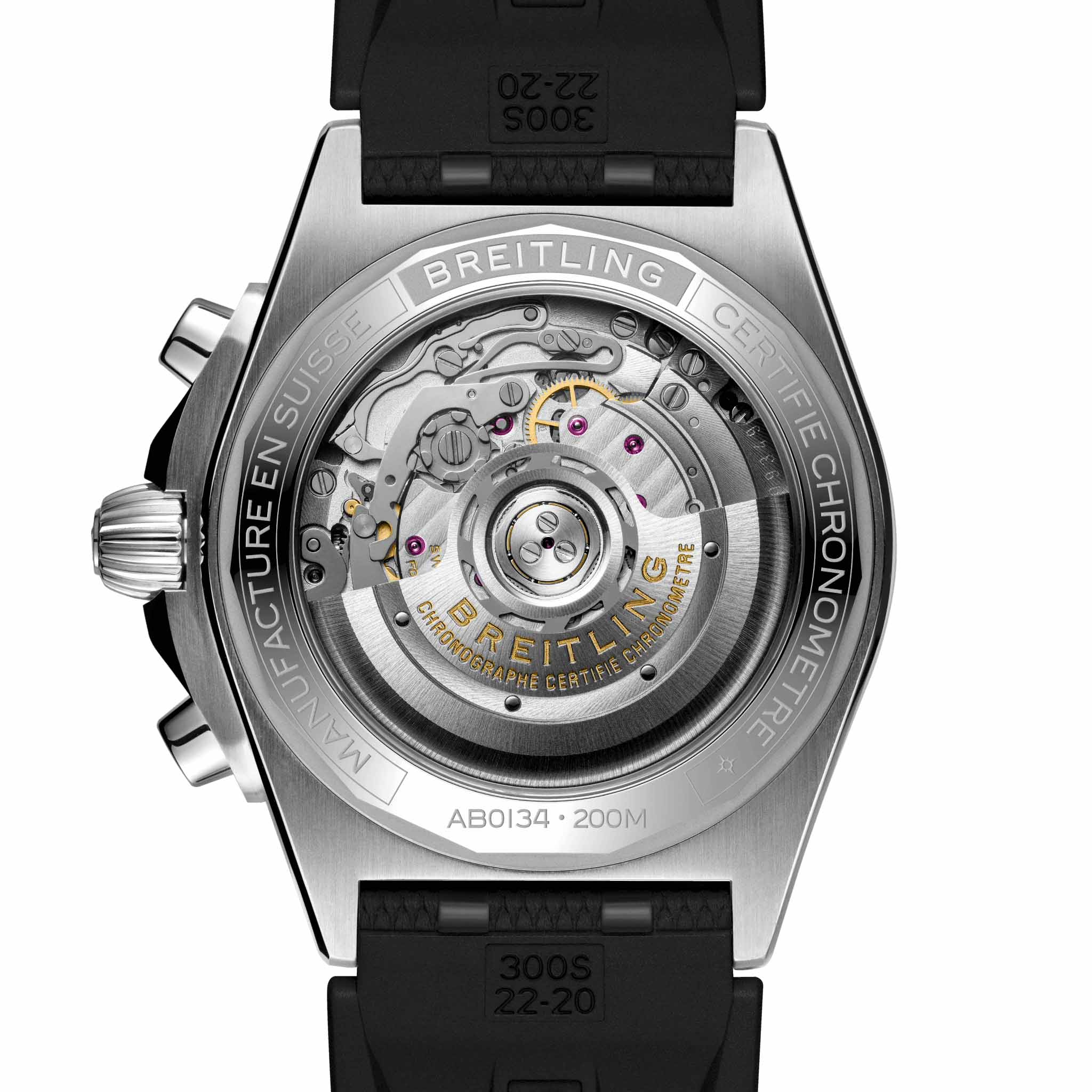 Оригинальные часы Breitling Breitling Chronomat B01 42 AB0134721B1S2 механические калибр механизма мануфактурный механизм breitling caliber b01 общий вид