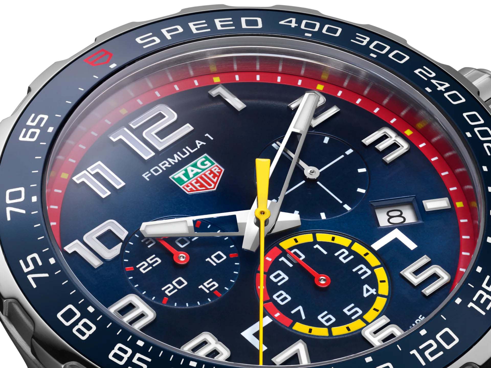 TAG Heuer TAG Heuer Formula 1 x Red Bull Racing CAZ101AL.BA0842 кварцевые мужские часы часы крупный план синий циферблата