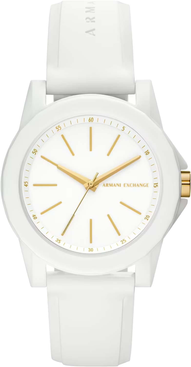 Armani Exchange Armani Exchange Lady Banks AX7126,  италия женские часы на браслете силикон боковой вид