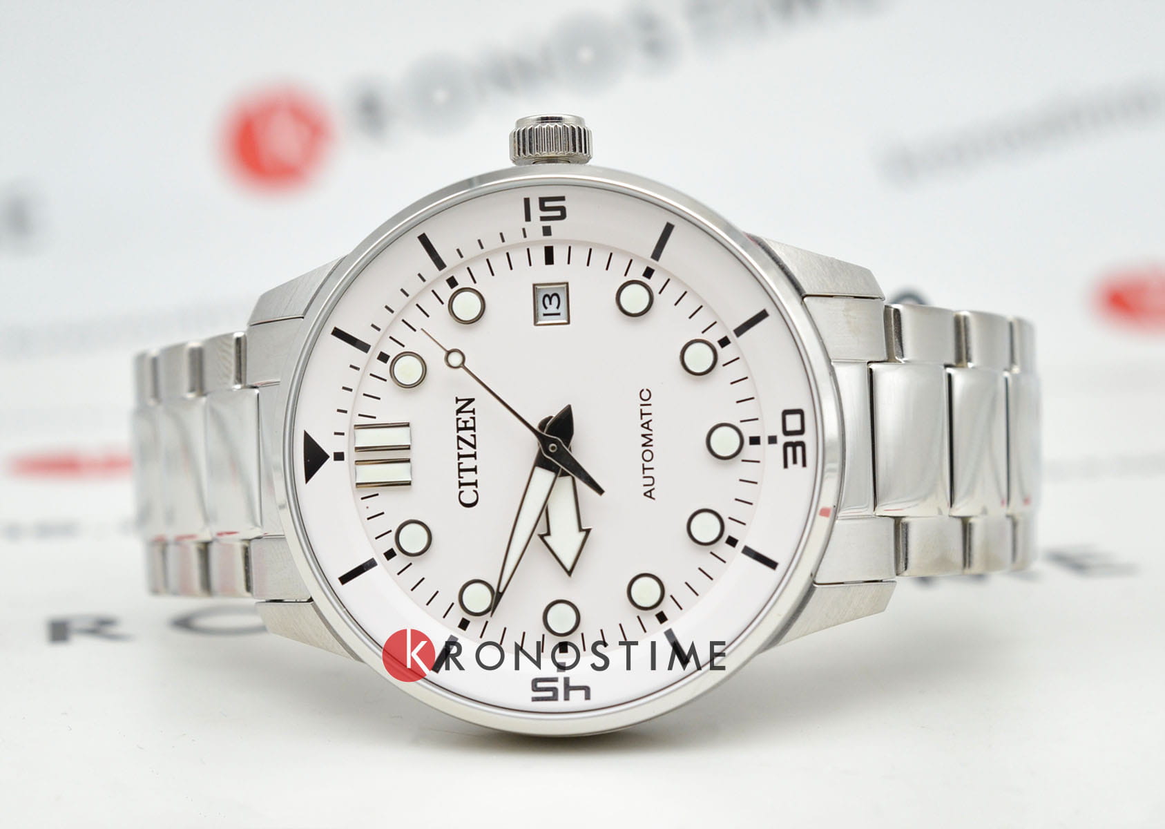 Citizen Citizen Automatic NJ0191-83A , наручные мужские часы фото под углом