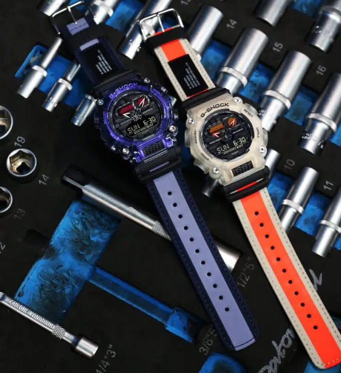Оригинальные часы Casio Casio G-Shock GA-900TS-6ADR (GA-900TS-6AER) электронные калибр механизма  общий вид