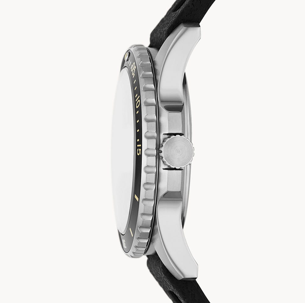 Fossil Fossil Blue FS5947 мужские часы черный циферблат на запястье