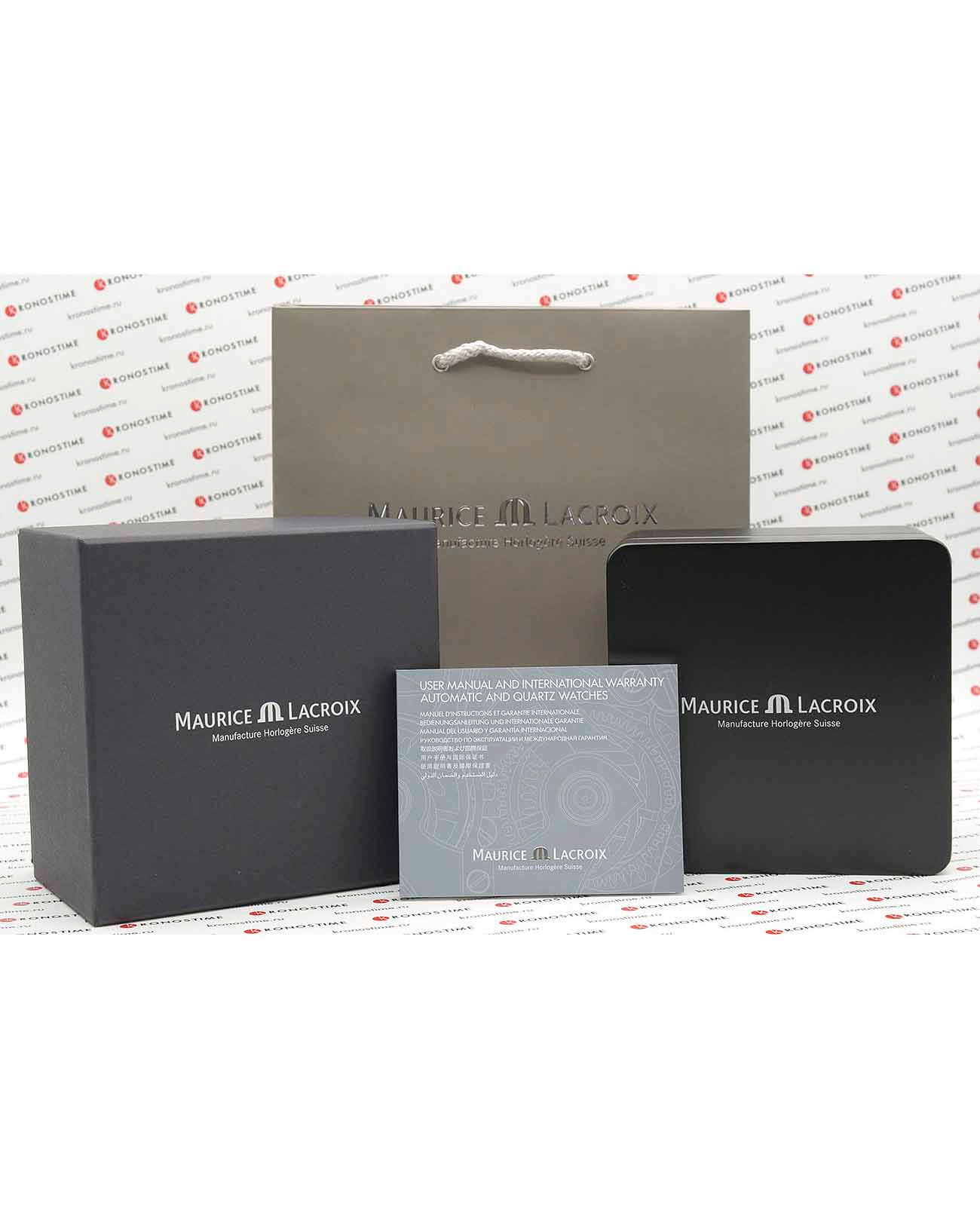 Maurice Lacroix Maurice Lacroix Aikon Automatic Chronograph AI6038-SS001-330-1  - задняя крышка металл сталь корпуса, швейцария часы
