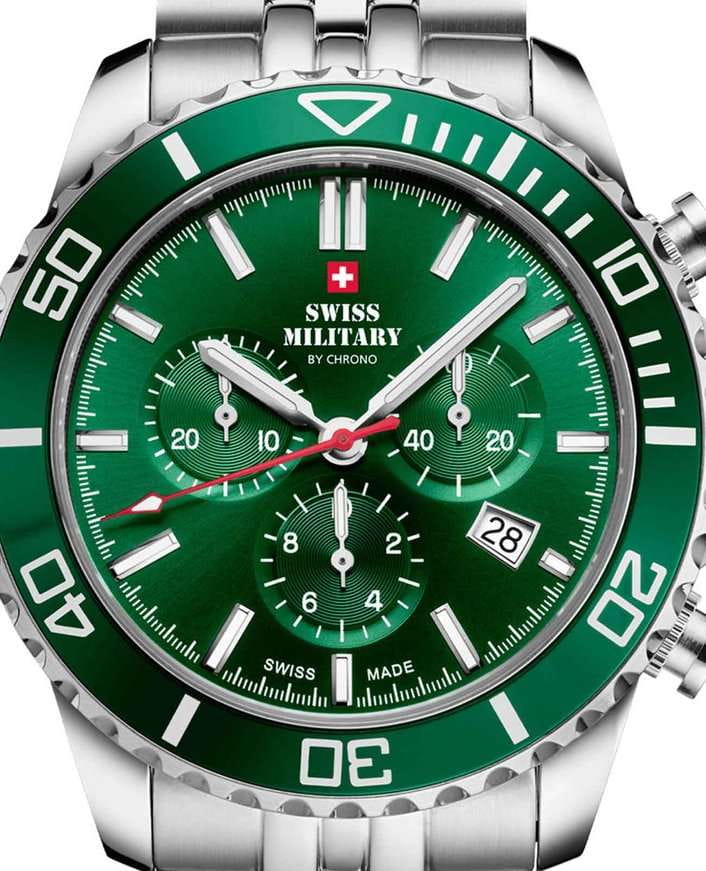 Swiss Military by Chrono Swiss Military by Chrono Sports Chronograph SM34103.04 , наручные мужские часы фото под углом