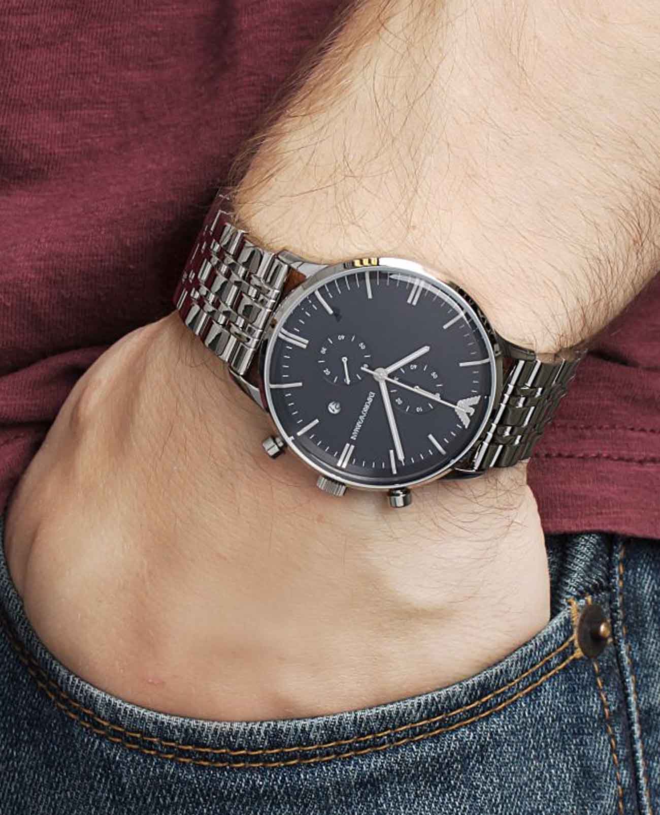 Emporio Armani Emporio Armani Classics AR1648 , наручные мужские часы фото под углом