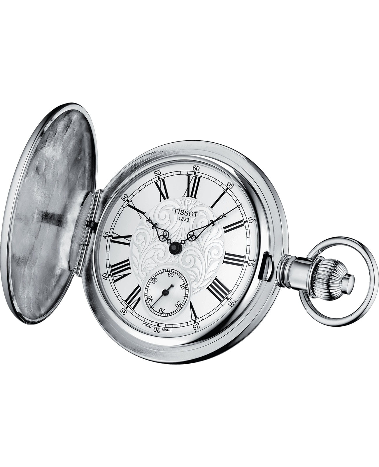 Tissot Tissot Savonnette Mechanical T864.405.99.033.00, t-pocket швейцария мужские часы на браслете не выбрано боковой вид