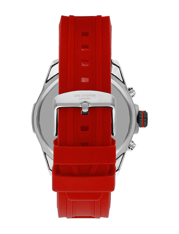 Lee Cooper Lee Cooper LC07432.358,  англия мужские часы на браслете каучук боковой вид