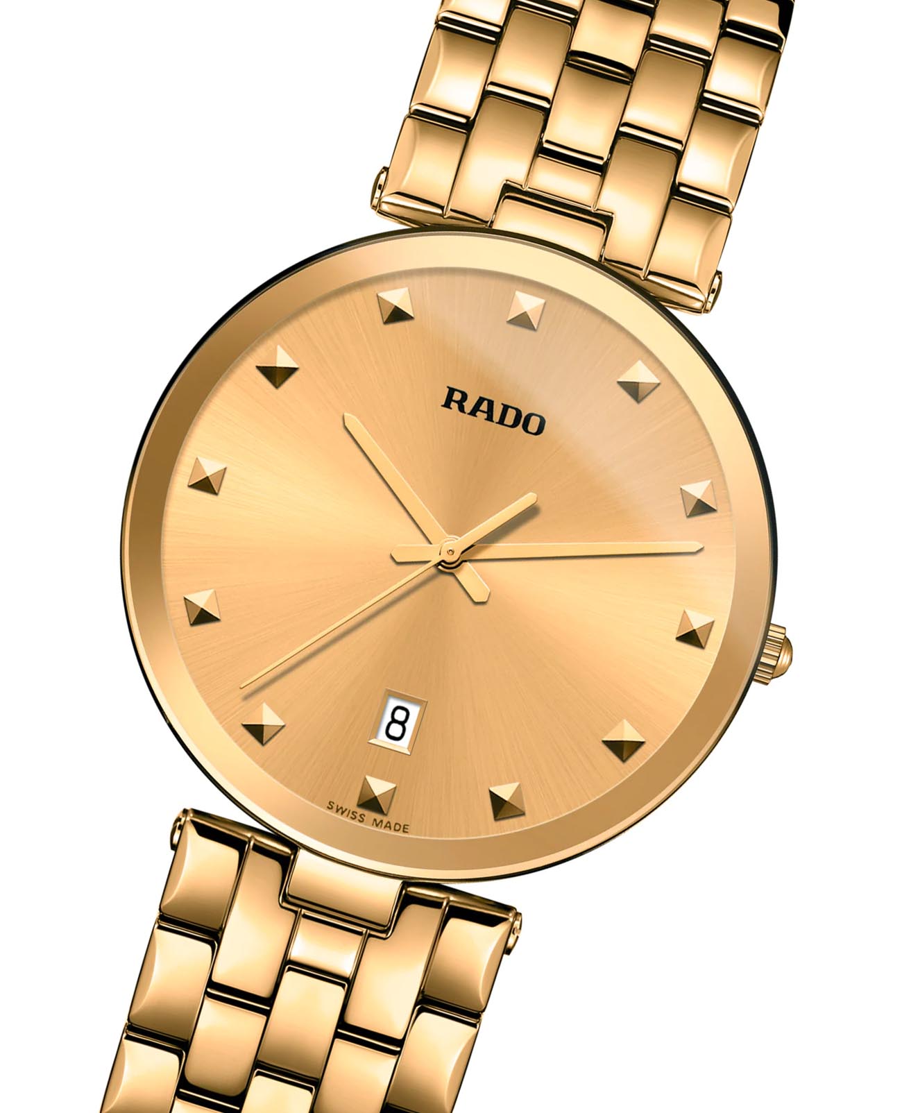 Rado Rado Florence R48868253, florence швейцария мужские часы на браслете нержавеющая сталь с pvd-покрытием боковой вид