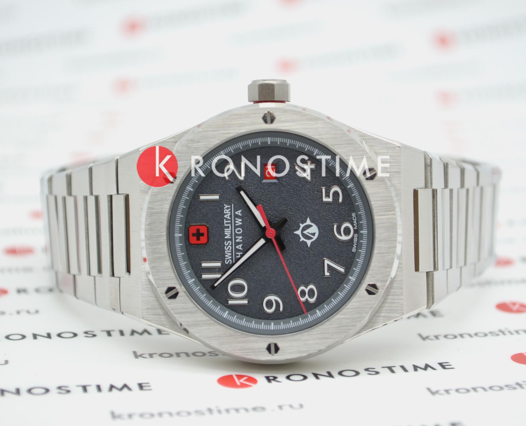 Swiss Military Hanowa Swiss Military Hanowa Sonoran SMWGH2101902 мужские часы черный циферблат на запястье