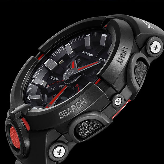 Casio Casio G-Shock GA-500-1A4, g-shock япония мужские часы на браслете полимер боковой вид