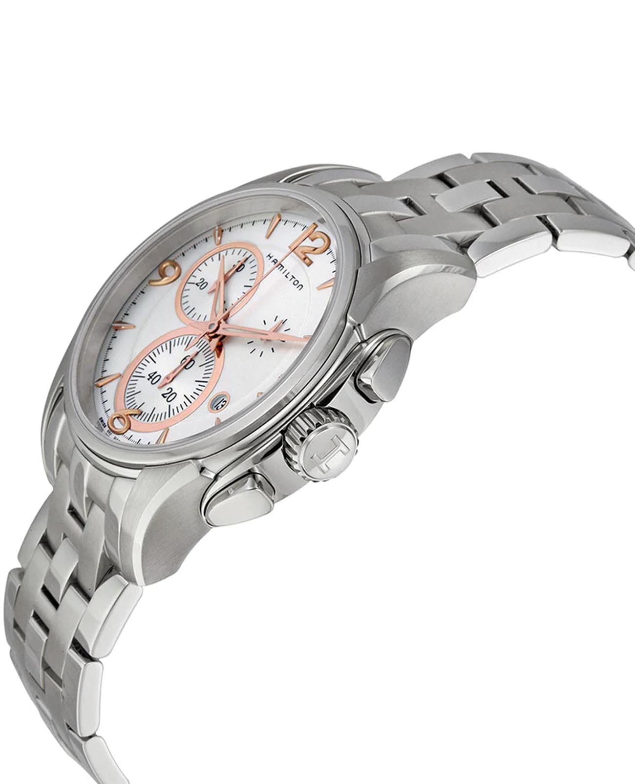 Hamilton Hamilton Jazzmaster Chrono Quartz H32612155 , наручные мужские часы фото под углом