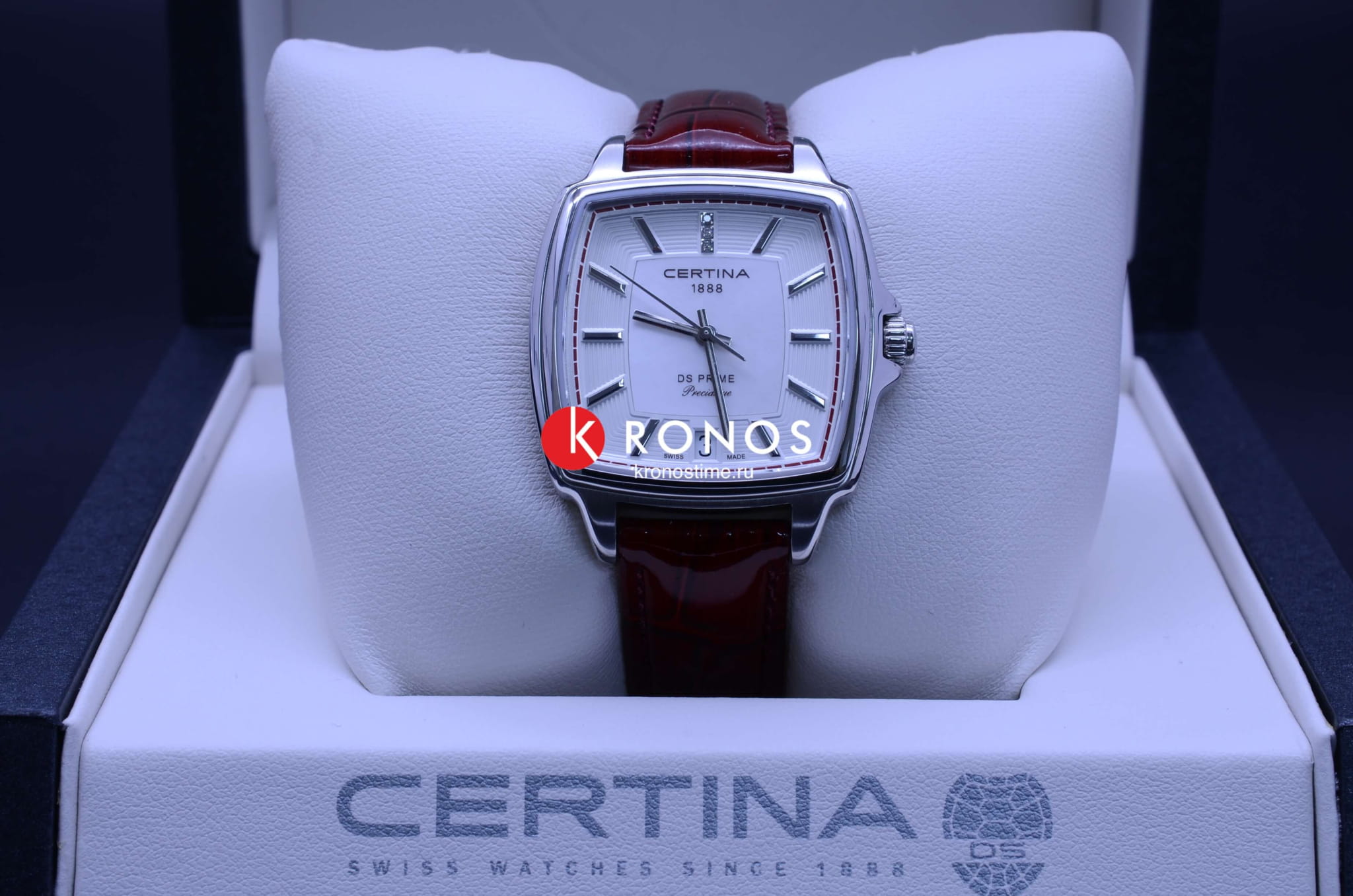 Оригинальные часы Certina Certina DS Prime C028.310.16.426.00 кварцевые калибр механизма eta f06.411 общий вид