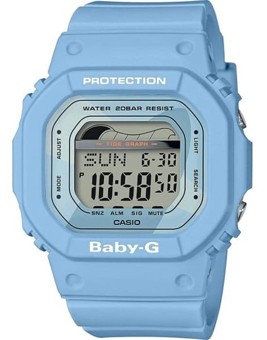 Casio Casio Baby-G BLX-560-2E  BLX-560-2E кварцевые женские часы серый циферблат, браслет пластик — вид спереди