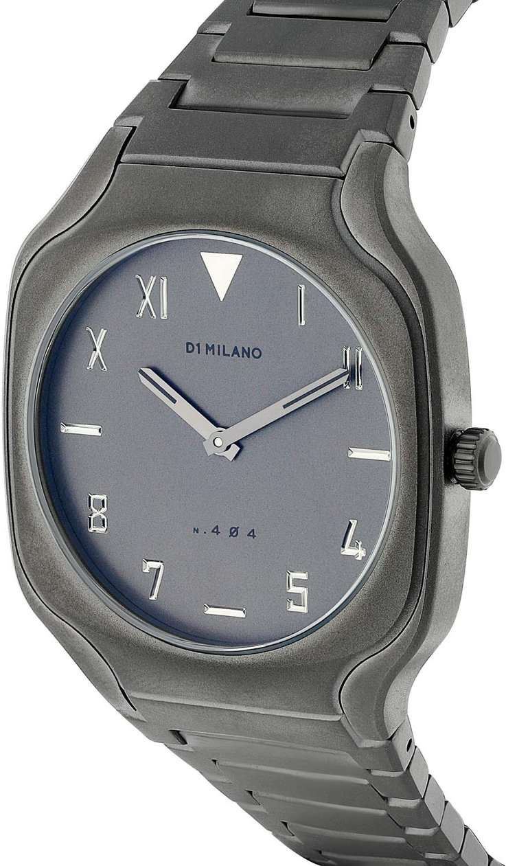 D1 Milano D1 Milano Square SQBJ08 кварцевые мужские часы часы крупный план черный циферблата