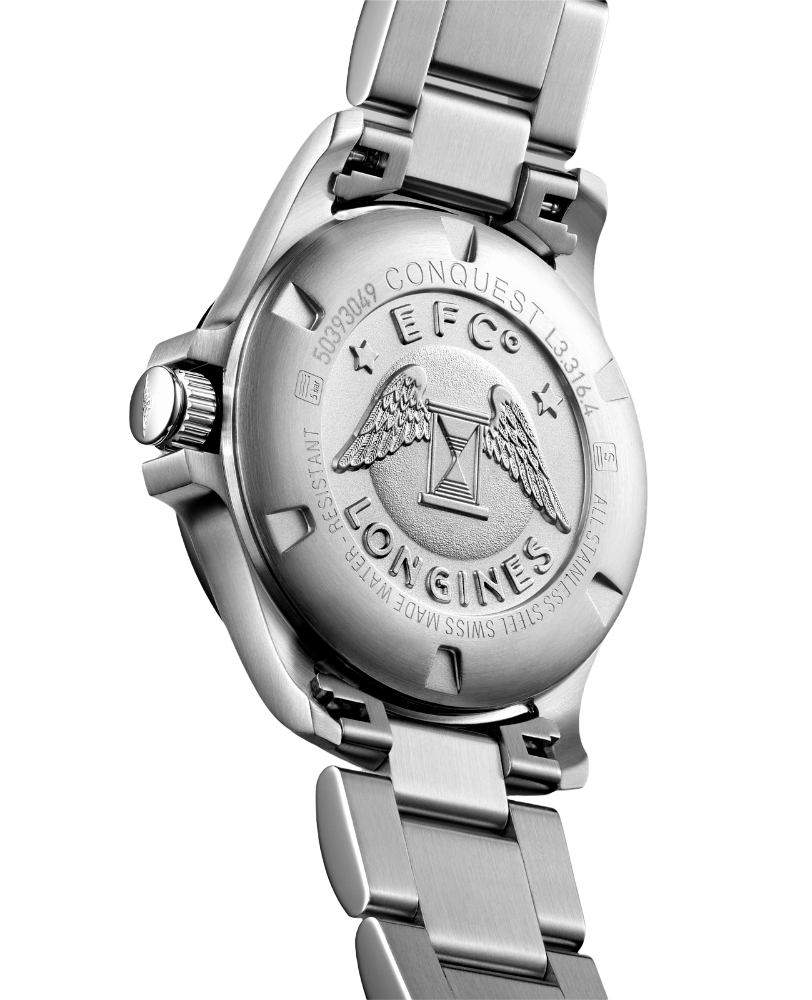 Longines Longines Conquest V.H.P. L3.316.4.76.6 , наручные женские часы фото под углом