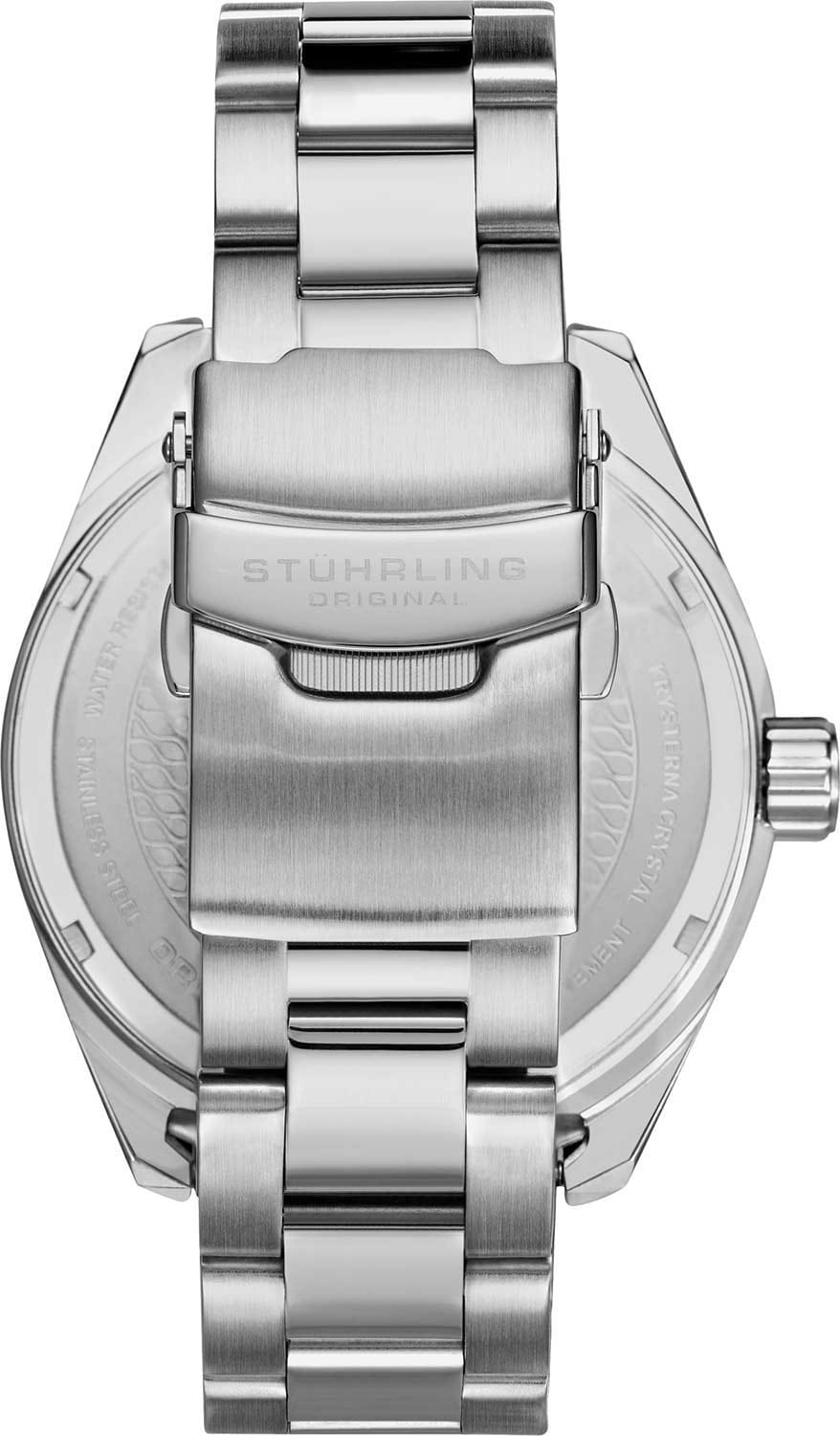 Stuhrling Stuhrling Symphony 3953.2,  сша мужские часы на браслете нержавеющая сталь боковой вид