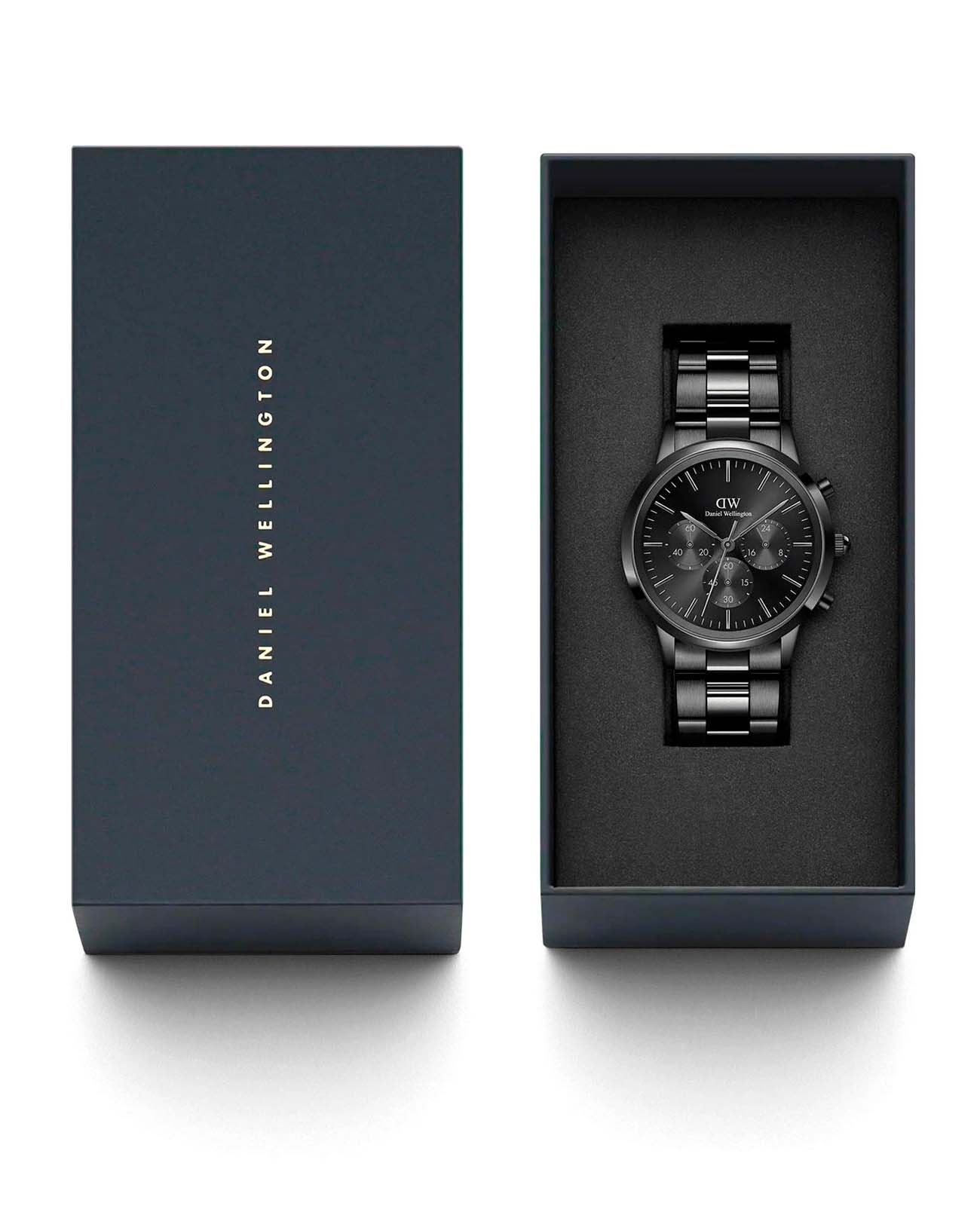 Оригинальные часы Daniel Wellington Daniel Wellington Iconic Link Arctic DW00100642 кварцевые калибр механизма  общий вид