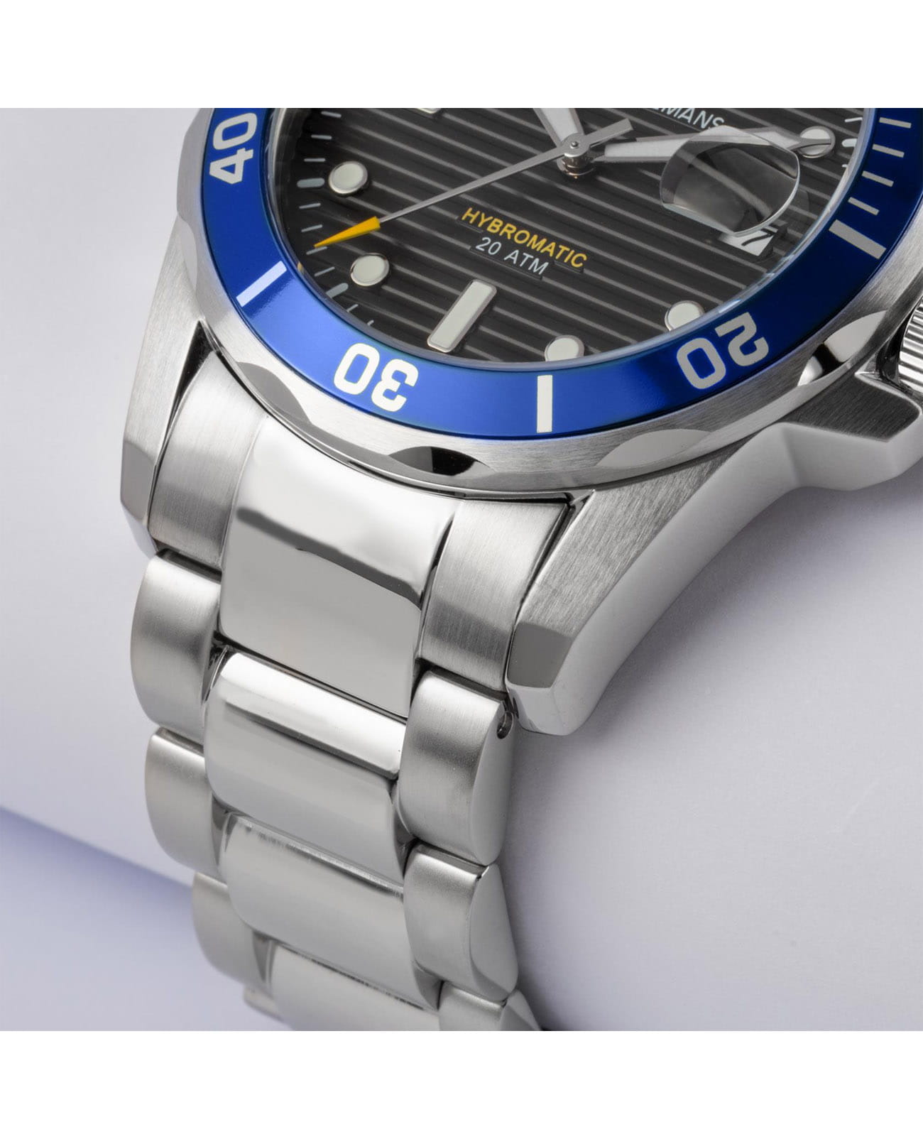 Оригинальные часы Jacques Lemans Jacques Lemans Hybromatic 1-2170J автокварц (кинетик) калибр механизма  общий вид